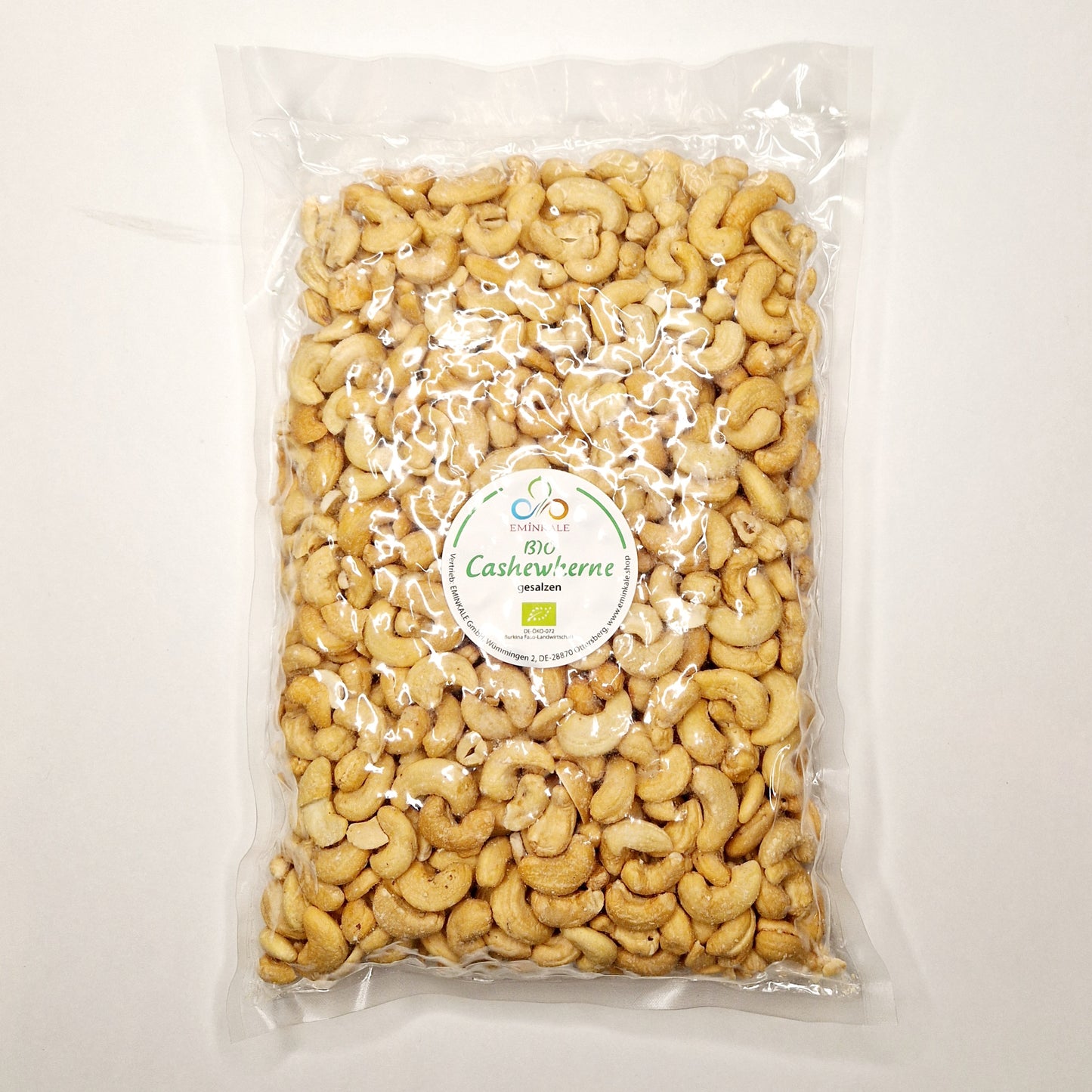 Cashew geröstet mit Meersalz (Bio)